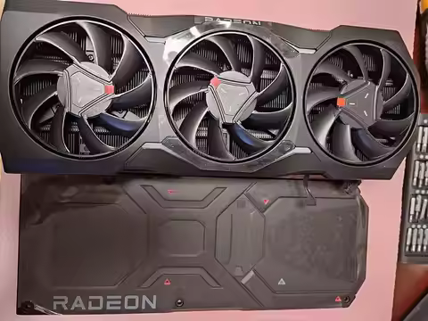 Original Radiator Cooler for Radeon RX7900xtx Video Card with backplate