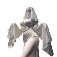 Conservative Ghost Girl Halloween Cross Dressing Cosplay Womens Clothing Two in One Slim Fishtail Sk