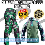 BLACKHAWK PANTS AND MALVINAS BDU SET - MALVINAS BALOTELLI BDU SET - MALVINAS BDU UNIFORM