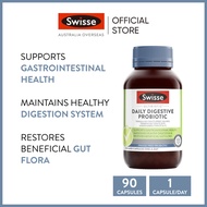 Swisse Ultibiotic Daily Digestive Probiotic อาหารเสริมโพรไบโอติกส์สำหรับการย่อยอาหาร 90 แคปซูล (หมดอ