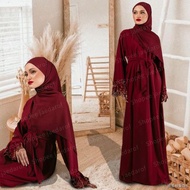 Abaya Lace Jubah Muslimah  Baju Raya 2022 Kosong Murahmurah Jubah  Dress Jubah Baru Sedondon Ibu Anak Baju Budak Moden