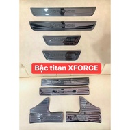 Set of 4 inner steps + 4 exterior TITAN-plated steps for Xforce 2024.