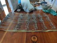 เบ็ดดักตุ่น 5 ข้อ 20 ตะขอ ยาว 55 ซม. งานดี อันละ 45 บาท 20 เส้น 860 บาท