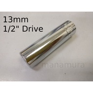 Deep Socket 13mm 1/2" Dr. Drive 6point 13mm