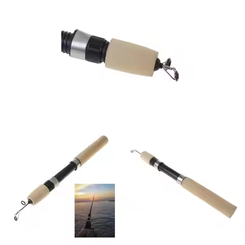 F92E Telescopic Fishing Rod Portables Pocket Carbon Fibers Travel Fishing Rod
