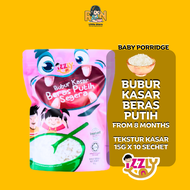 Beras Kasar Beras Putih Izzly Baby Food Bubur Instant Baby Porridge Travel/Bubur Bayi/Beras Kasar Baby/Instant Baby Food/Beras Baby Bancuh Air Panas