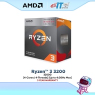 AMD Ryzen 3 3200G AM4 Processor (4-Cores/4Threads) | AMD Ryzen 3 3000 Series