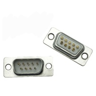 DB9 Gold Head RS232 Solid core 9-core Serial Port Welding Wire Connector dsub Interface Plug