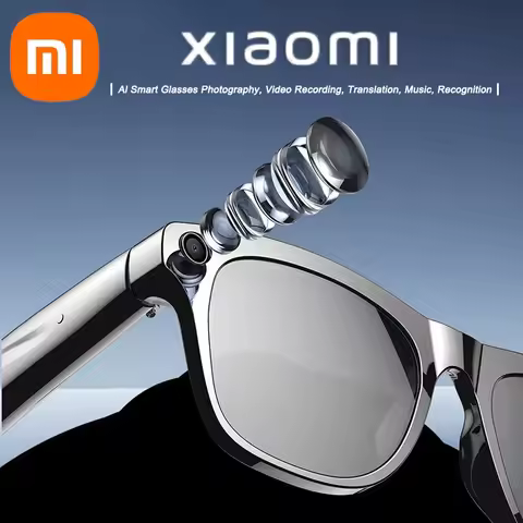 Xiaomi 4KHD AI Smart Glasses GPT 100mp Multifunctional Camera Chat Bluetooth Call Voice Assistant Mu