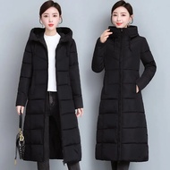 Women Large Size Winter Mid-length Long Sleeve Thick Cotton Coat C9474