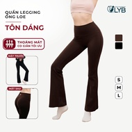 LYB Women's High Waist Flared Pants, Women's Flared Elastic Pants, Cool Stretch, Flared Gym Pants fo