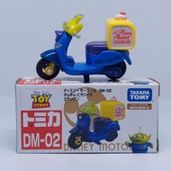Tomica Disney DM02 Chim Chim Pizza Bike Alien