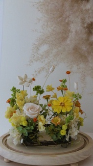 【設計款花盅】燭台式花園 小骨灰罐 寵物骨灰花盅 寵物花園