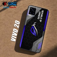 HP Casing VIVO V20 Softcase VIVO V2025 V2024 Glossy Case Shiny Glass Casing Protective Mobile Phone 