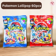 KHY Pokemon Lollipop Fruit Lollipop Hard Candy 2 in 1 Lollipop Candy ( 60pcs ) Halal