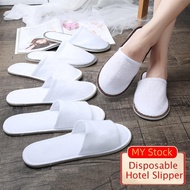 MLADEN Towelling Open Closed Toe Hotel Slipper Spa Shoes Disposable Travel Portable Indoor Slippers Unisex Soft