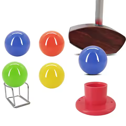 New Style Golf Park Ball Solid Color Golf Balls Diameter 6cm/2.36in Multi-Color Optional Park Golf B