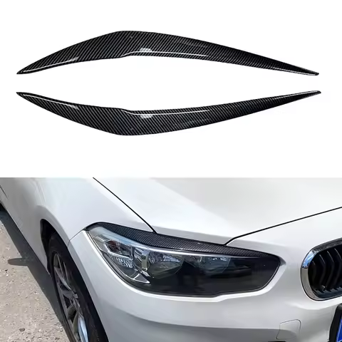 Head Lamp Headlamp Eyelid Trim Headlight Eyebrow For BMW 1 Series F20 F21 2015-2019 Hatchback 116i 1