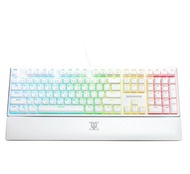 KEYBOARD (คีย์บอร์ด) NUBWO X30 TERMINATOR WHITE (OTEMU MECHANICAL RED SWITCH) (RGB LED) (EN/TH)