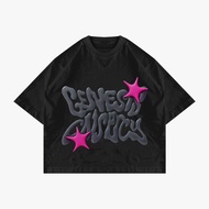 SEVENDAY.IDN - Shirt - Boxy Fit - Black - GENESIS - CONSPIRACY Unisex Tshirt Cotton 20s