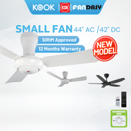 KDK 44'' K11Z1-WT| FANDASY 42'' Kipas Siling Syiling Baby Fan Series Ceiling fan