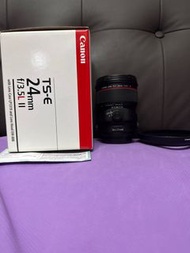 勁新淨 全套有盒 香港行貨 Canon TS-E TSE 24 24mm F3.5 II 移軸鏡頭 