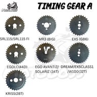 TIMING GEAR A EGOLC EX5 DREAM EX5 CLASS1 WAVE100 KRISS MR3 EGO AVANTIZ SOLARIZ SRL115 SRL115FI