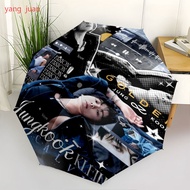 8pc BTS Jung Kook"Stylish and Protective BTS Inspired Umbrella" Automatic folding umbrella