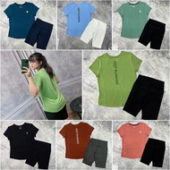 Big size GYM YOGA workout clothes for women from 55kg~100kg, soft and cool elastic fabric - AG40646