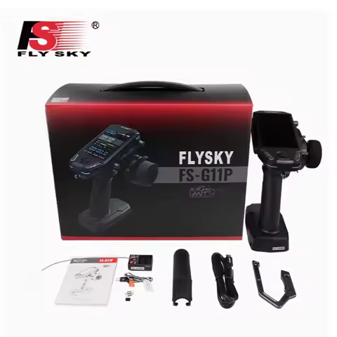 New Flysky G11P 2.4G FS-G11P 11CH Transmitter Remote Control Receiver Built-In Gyro Fail-Safe For Rc