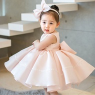 Baby One Year Old Dress Female Pettiskirt Princess Dress Korean Version Fashionable Dress 1-2-3 Birt