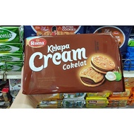 Roma COCONUT BISCUIT VANILLA MILK CREAM / COCONUT ROMA BISCUIT CHOCOLATE CREAM / CHOCOLATE SANDWICH 