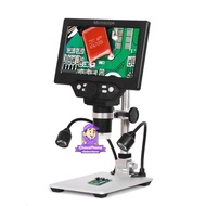 1-1200X 7 INCH LCD DIGITAL MICROSCOPE WITH ALUMINUM LCD STAND + LIGHT
