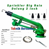 Sprinkler big rain delung 2 inch sprinkler pertanian big gun