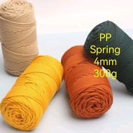 Benang PP Spring Size 4mm Benang Kait Yarn 圆股纱线 300g Polyester yarn