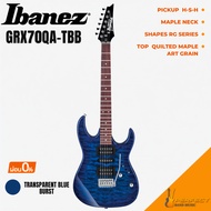 Ibanez GRX70QA-TBB Electric Guitar With Pick Wrench