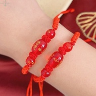 2026 Zodiac Horse Lucky Red Rope Bracelet - Fashion Wrist Jewelry - Chinese Style Bracelet - Couple 