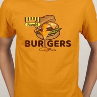 Ramly Burger Ayam Burger Daging Benjo mcdonald T-Shirt Men Cotton Short Sleeve T-shirt shirt O-Neck 