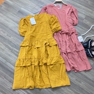 LIQUIDATION OF GIRLS DRESS with layered maternity dress 47-70kg