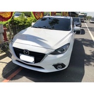 【FB搜尋桃園阿承】馬自達 超人氣MAZDA3頂級 4D 2015年 2.0 白色 二手車 中古車