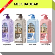 [MILK BAOBAB]Milk Baobab Body Wash 500ml / 1000ml 4type Scent From Korea