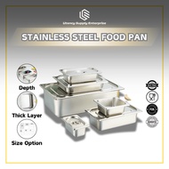 Stainless Steel Food Pan and Cover / Buffet Stainless Steel | Bekas Makanan / Tray Makanan / Kenduri