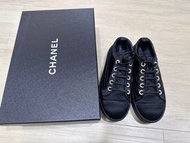 Chanel satin platform sneakers trainers 波鞋運動鞋