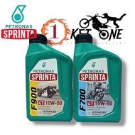 PETRONAS SPRINTA ENGINE OIL 4T F900 10W40 FULLY SYNTHETIC F700 15W50 SYNTHETIC TECHNOLOGY 1L