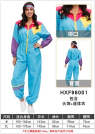 ☬Vintage Disco Costume Disco Costume 70 s Hippie Bar and Night Club Performance Suit☉