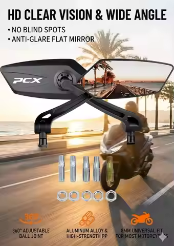 For Honda PCX PCX125 PCX150 PCX-125 PCX-150 pcx125 pcx150 Motorcycle Mirror Adjustable Rearview Mirr