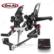 Arashi V2.0 CNC Adjustable Rearset Footrest Foot Pegs For APRILIA RSV4 / R / FACTORY 2009 2010 2011 