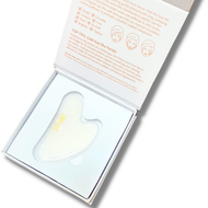 iMust 100% Natural White Jade Facial Guasha Scraping Tool Face Lift Face Massage Muka Guasa 天然纯白玉脸部刮