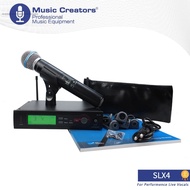 top quality SLX24/BETA58 UHF professional wireless microphone mic system