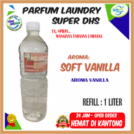 Parfum Laundry 1 Liter Soft Vanilla SUPER HDS – Pewangi dan Pelicin Pakaian 1x Spray wanginya tahan
